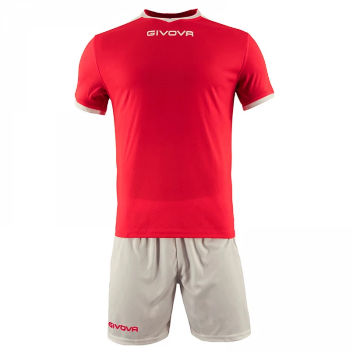 Givova - Kit Revolution Rosso / Bianco MC